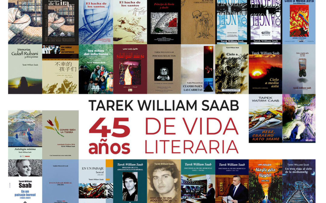 Tarek William Saab Celebra 45 Años de Vida Literaria con 3 lanzamientos Editoriales en la Feria del Libro de Venezuela (Filven)